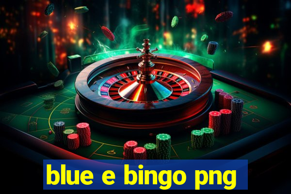 blue e bingo png